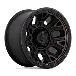 Fuel 1PC - Fuel Off Road D824 TRACTION 17x9 5x5.0 1mm Matte Black D82417907550 - Image 1