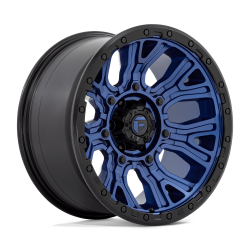 Fuel 1PC - Fuel Off Road D827 TRACTION 20x10 6x135 -18mm Dark Blue/Black D82720008947 - Image 1