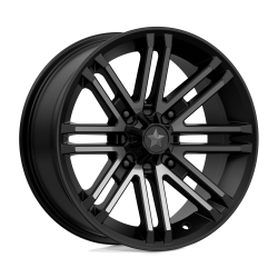 MSA Offroad Wheels - MSA Wheels M40 ROGUE 16x7 4x137 10mm Satin Black/Titanium M40-06737 - Image 1
