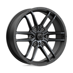 MSA Offroad Wheels - MSA Wheels M43 FANG 20x7 4x137 10mm Satin Black M43-020737 - Image 1