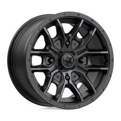 MSA Offroad Wheels - MSA Wheels M43 FANG 14x7 4x137 10mm Satin Black M43-04737 - Image 1