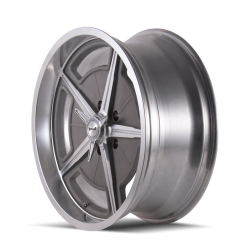Ridler Wheels - Ridler Wheels 605 Series 18x9.5 5x4.75 0mm Cast Silver/Machined 605-8961GM - Image 2