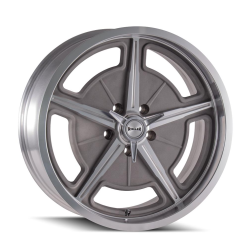 Ridler Wheels - Ridler Wheels 605 Series 18x9.5 5x4.5 0mm Cast Silver/Machined 605-8965GM - Image 1