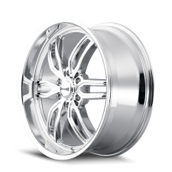 Ridler Wheels - Ridler Wheels 609 Series 22x9.5 6x5.5 18mm Chrome 609-22983C18 - Image 2