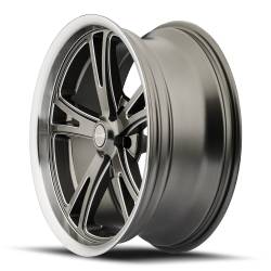 Ridler Wheels - Ridler Wheels 610 Series 17x8 5x4.75 0mm Gloss Gray/Polished 610-7861G - Image 2