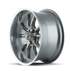 Ridler Wheels - Ridler Wheels 650 Series 17x8 5x4.75 0mm Gloss Gray/Polished 650-7861G - Image 2