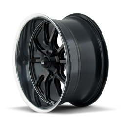 Ridler Wheels - Ridler Wheels 650 Series 18x8 5x4.75 0mm Matte Black/Polished 650-8861MB - Image 2