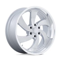 US Mag 1PC - US Mag Wheels U134 DESPERADO 22x9 6x5.5 25mm Silver/Brushed U134229077+25L - Image 1