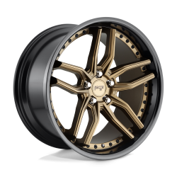 Niche 1PC - Niche Wheels M195 METHOS 20x10.5 5x4.5 40mm Matte Bronze/Black M195200565+40 - Image 1