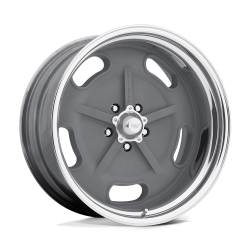 American Racing Vintage - American Racing VN470576140 VN470 SALT FLAT 15x7 5x4.75 0mm Gray - Image 1