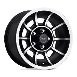 American Racing Vintage - American Racing VN47 VECTOR 15x8.5 5x4.5 6mm Satin Black/Machined VN4758565B - Image 1