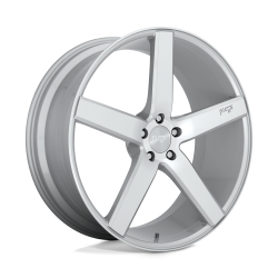 Niche 1PC - Niche Wheels M135 MILAN 20x8.5 5x4.5 35mm Gloss Silver/Machined M135208565+35 - Image 1