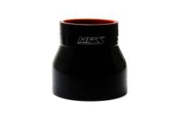 HPS Performance - HPS HTSR-325-350-L4-BLK 3.25" To 3.5" 83mm-89mm ID Reducer Coupler Hose Black 4" - Image 1