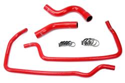 HPS Performance - HPS 57-1449 Red Red Radiator/Heater Coolant Hose Kit for 01-04 Jeep Cherokee WJ - Image 1