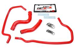 HPS Performance - HPS 57-1449 Red Red Radiator/Heater Coolant Hose Kit for 01-04 Jeep Cherokee WJ - Image 2