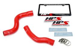 HPS Performance - HPS 57-1449R Red Red Radiator Hose Kit for 01-04 Jeep Grand Cherokee WJ 4.7L V8 - Image 2