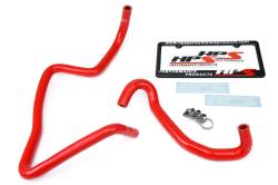 HPS Performance - HPS 57-1471-RED Red Heater Coolant Hose Kit for 06-10 Jeep Grand Cherokee SRT8 - Image 2