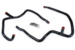 HPS Performance - HPS 57-1472-BLK Black Heater Coolant Hose Kit for 06-10 Jeep Commander 5.7L V8 - Image 1