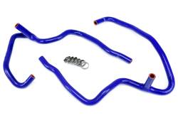 HPS Performance - HPS 57-1472-BLUE Blue Heater Coolant Hose Kit for 06-10 Jeep Commander 5.7L V8 - Image 1