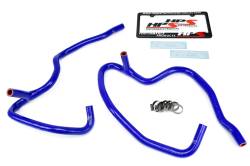 HPS Performance - HPS 57-1472-BLUE Blue Heater Coolant Hose Kit for 06-10 Jeep Commander 5.7L V8 - Image 2