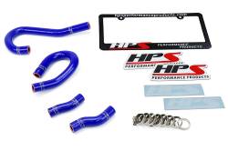 HPS Performance - HPS 57-1473-BLUE Blue Heater Coolant Hose Kit for 12-15 Jeep Grand Cherokee WK2 - Image 2