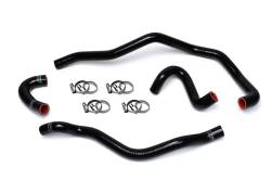 HPS Performance - HPS 57-1487-BLK Black Heater Coolant Hose Kit for 01-06 BMW E46 M3 LHD - Image 1