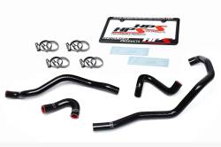 HPS Performance - HPS 57-1487-BLK Black Heater Coolant Hose Kit for 01-06 BMW E46 M3 LHD - Image 2