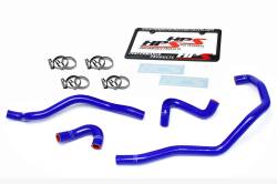HPS Performance - HPS 57-1487-BLUE Blue Heater Coolant Hose Kit for 01-06 BMW E46 M3 LHD - Image 2