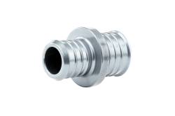 HPS Performance - HPS AHUR-075-100-SL Billet Multi-Ribbed Aluminum Hose Union 3/4" 1" OD Silver - Image 2