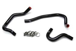HPS Performance - HPS 57-1520-BLK Black Heater Coolant Hose Kit for 86-92 Toyota Supra MK3 Turbo - Image 1