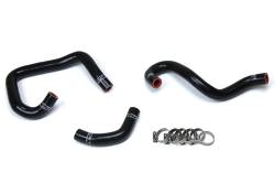 HPS Performance - HPS 57-1521-BLK Black Heater Coolant Hose Kit for 93-98 Toyota Supra MK4 2JZ - Image 1