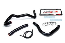 HPS Performance - HPS 57-1530-BLK Black Radiator Hose Kit for 08-17 Mitsubishi Lancer 2.0L 2.4L - Image 2