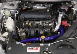 HPS Performance - HPS 57-1530-BLUE Blue Radiator Hose Kit for 08-17 Mitsubishi Lancer 2.0L 2.4L - Image 2