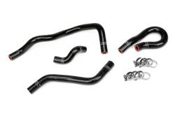 HPS Performance - HPS 57-1773-BLK Black Heater Coolant Hose Kit for 96-00 Honda Civic CX DX LX - Image 1
