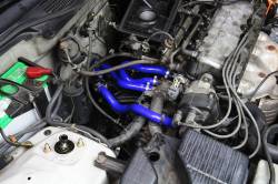 HPS Performance - HPS 57-1773-BLUE Blue Heater Coolant Hose Kit for 96-00 Honda Civic CX DX LX D16 - Image 2