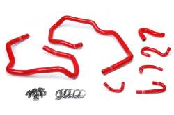 HPS Performance - HPS 57-1547-RED Red Heater Coolant Hose Kit for 10-14 Toyota FJ Cruiser 4.0L V6 - Image 1