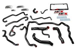 HPS Performance - HPS 57-1552-BLK Black Radiator/Heater Coolant Hose Kit for 04-05 BMW 530i E60 - Image 2