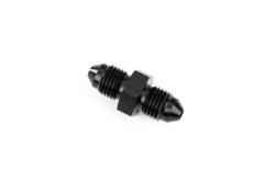 HPS Performance - HPS AN815-4 -4AN Male To Male Union Adapter Aluminum Straight Black - Image 2