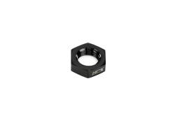 HPS Performance - HPS AN924-6 -6AN Female Bulkhead Fitting Jam Nut Aluminum Black - Image 1