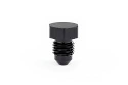 HPS Performance - HPS AN806-3 -3AN Male Fittings Plug Aluminum Black 37-DEG Flare - Image 1