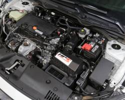 HPS Performance - HPS 57-1596-BLK Black Air Intake Kit Post MAF Hose for 16-24 Honda Civic 2.0L - Image 2