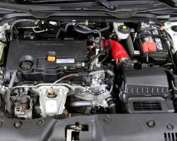 HPS Performance - HPS 57-1596 Red Red Air Intake Kit Post MAF Hose for 16-24 Honda Civic 2.0L - Image 2