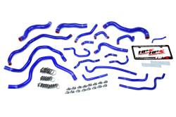 HPS Performance - HPS 57-1607-BLUE Blue Radiator/Heater Coolant Hose Kit for 16-20 Honda Civic - Image 2