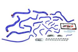 HPS Performance - HPS 57-1608-BLUE Blue Radiator/Heater Coolant Hose Kit for 16-20 Honda Civic - Image 2