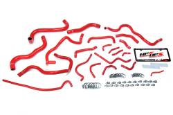 HPS Performance - HPS 57-1608 Red Red Radiator/Heater Coolant Hose Kit for 16-20 Honda Civic - Image 2