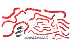 HPS Performance - HPS 57-1608 Red Red Radiator/Heater Coolant Hose Kit for 16-20 Honda Civic - Image 1