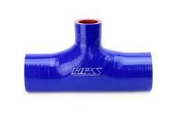 HPS Performance - HPS 100-THOSE-100-BLUE 1" Silicone T-Hose Coupler Adapter w/1" Branch 4-ply Blue - Image 2