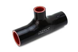 HPS Performance - HPS 150-THOSE-100-BLK 1.5" Silicone T-Hose Coupler Adapter 1" Branch 4ply Black - Image 1