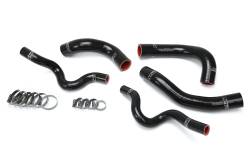 HPS Performance - HPS 57-1630-BLK Black Radiator Hose Kit for 13-17 Hyundai Veloster 1.6L Turbo - Image 1