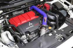 HPS Performance - HPS 17-103BL Blue 2.5" Upper Intercooler Pipe for 08-15 Mitsubishi Lancer Evo X - Image 2
